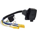 Valterra 7-WAY TO 4-WAY PRE-WIRE HARNESS, 12IN, CARDED A10-7084VP